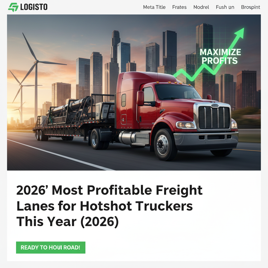 2026’s Most Profitable Freight Lanes for Hotshot Truckers