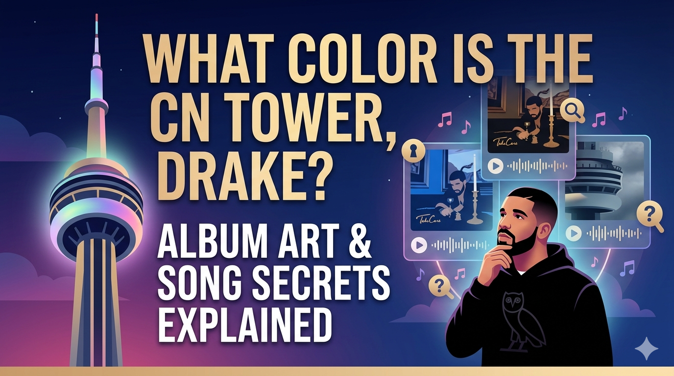 What Color is the CN Tower Drake? Album Art & Song Secrets Explained